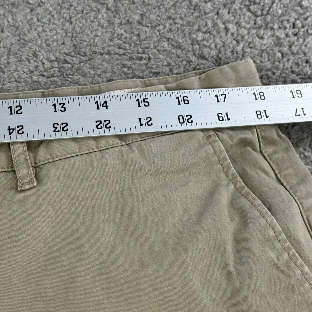 7 Diamonds Mens Straight Fit Chino Pants Tan Khaki Stretch 35x30‎ CTM 3279714